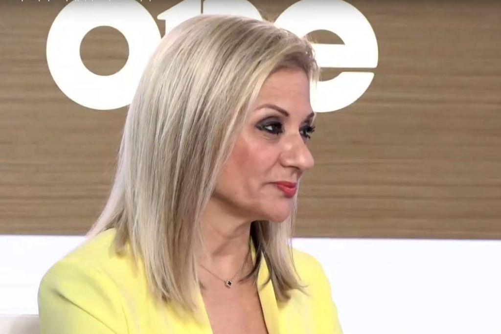 Ρ. Βασιλάκη στο One Channel: Επιτακτική ανάγκη να προχωρήσει η Ελλάδα μπροστά