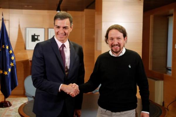 Ισπανία: Συνεργασία Σάντσεθ με Podemos για σχηματισμό κυβέρνησης