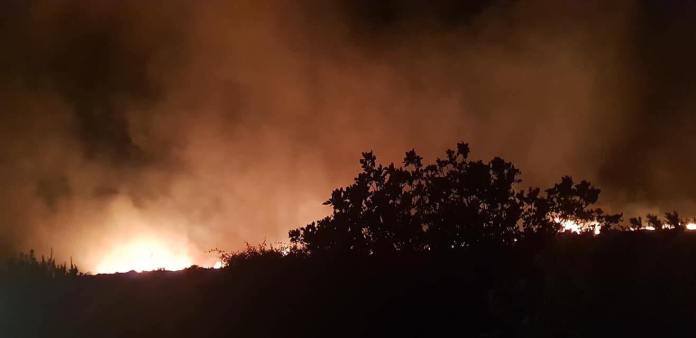 Κάρυστος: Υπό έλεγχο τέθηκε η πυρκαγιά - Δύσκολη νύχτα για τους κατοίκους, εκκενώθηκαν σπίτια