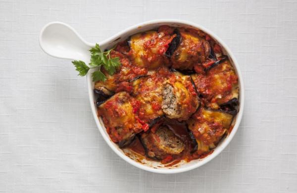 Τυλιχτάρια μελιτζάνας