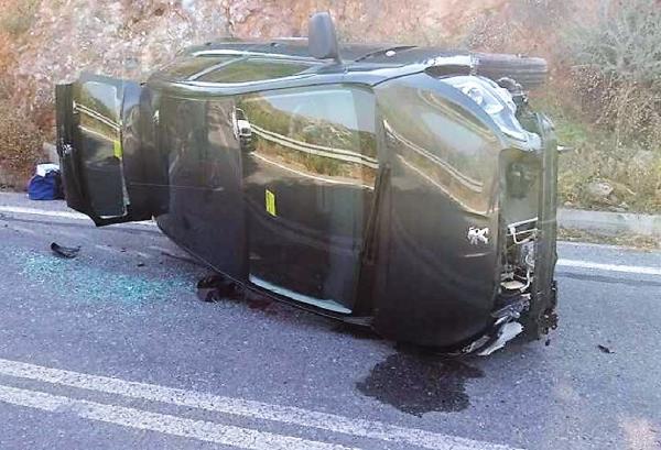 Αναποδογύρισε αυτοκίνητο στην Μεσαρά
