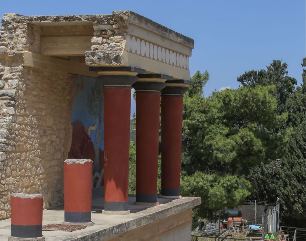 Ρεκόρ επισκέψεων στην Κνωσό παρά την πτώση του τουρισμού