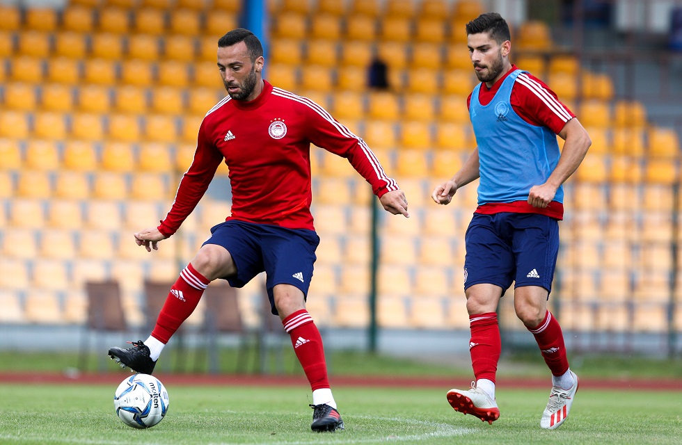 «Κλικ» από την πρωινή προπόνηση του Ολυμπιακού (pics)