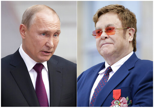Ο Έλτον Τζον απαντά στον Πούτιν: Υποκριτικό το ενδιαφέρον σας για τα ομόφυλα ζευγάρια