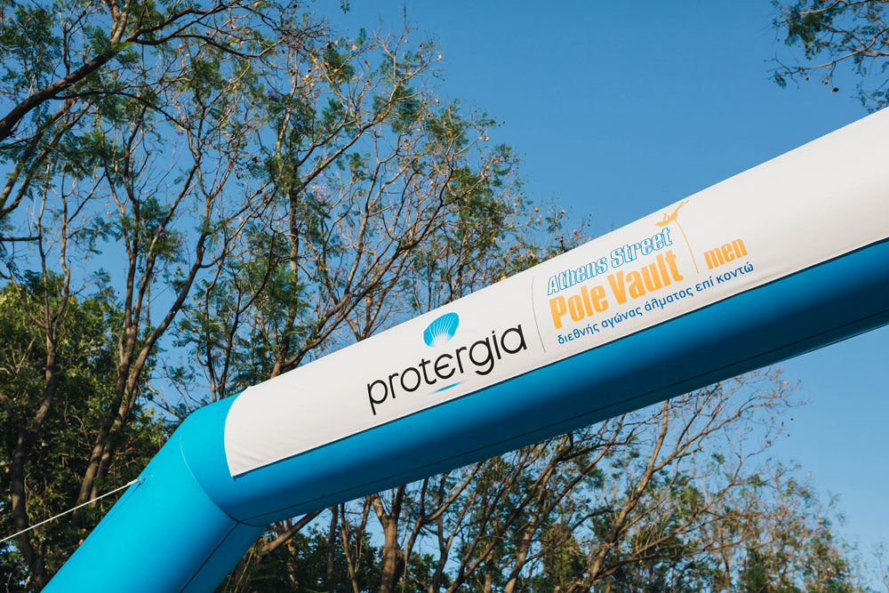Δυναμικό παρόν της Protergia στο 7ο Protergia Athens Street Pole Vault 2019