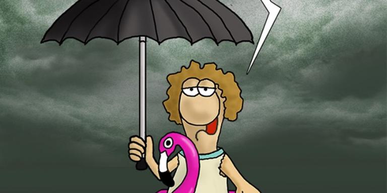 Το νέο σκίτσο του Αρκά για την κακοκαιρία