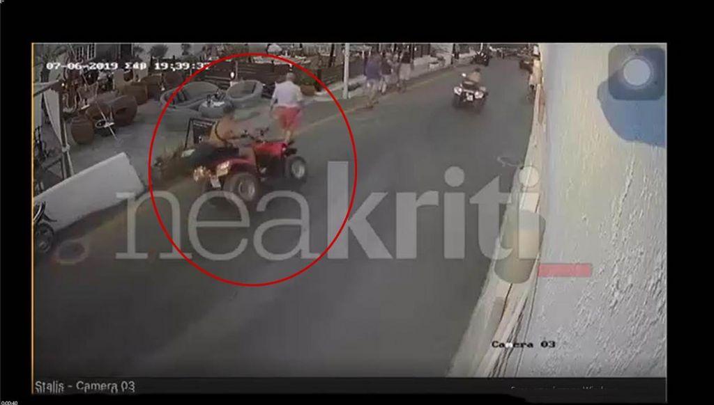 Σοκαριστικό βίντεο : «Γουρούνα» πέφτει σε πεζούς στην Κρήτη