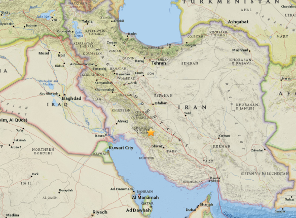 Ιράν: Σεισμός 5,7 βαθμών στο νοτιοδυτικό τμήμα της χώρας