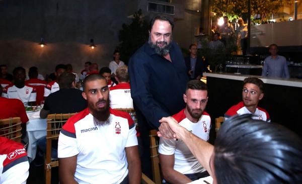 Επίσημο δείπνο Ολυμπιακού και Νότιγχαμ στο Μικρολίμανο