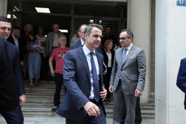 Στο υπουργείο Άμυνας το απόγευμα ο Κυριάκος Μητσοτάκης