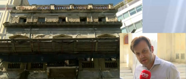 Δήμαρχος Αθηναίων στο One Channel: Στέλνουμε συνεργεία να ελέγξουν όσα κτίρια χρειάζεται