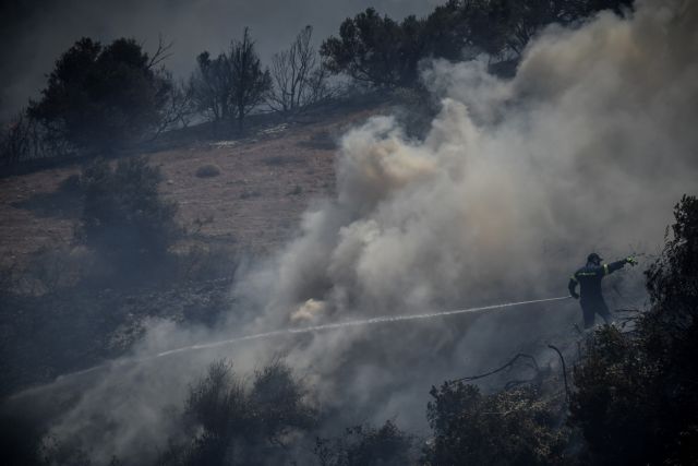Εύβοια : Συνεχίζεται η μάχη στα πύρινα μέτωπα - Καλύτερη η εικόνα της πυρκαγιάς