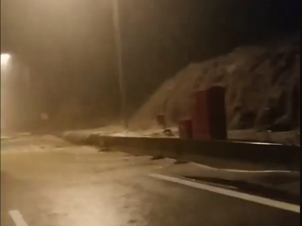 Κακοκαιρία : Τόνοι νερού στην Ιόνια Οδό