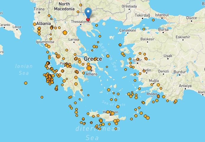 Σεισμός Τώρα: Αισθητός στη Θεσσαλονίκη