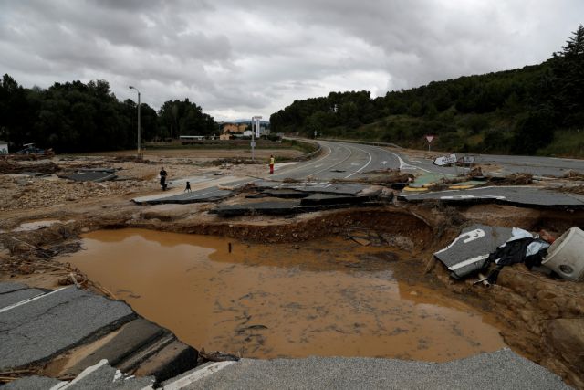 Ένας νεκρός από τις φονικές πλημμύρες στην Ισπανία