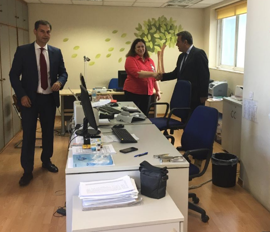 Γνωριμία Θεοχάρη – Κόνσολα με το προσωπικό του υπ. Τουρισμού