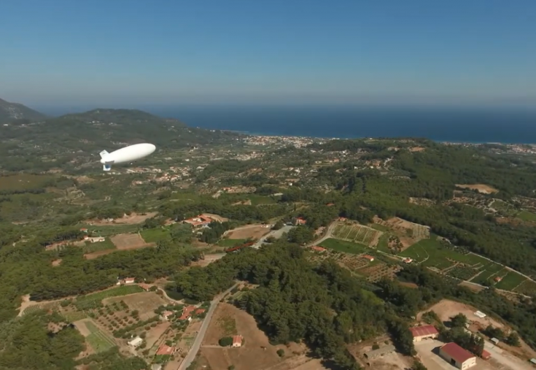 Στον ουρανό της Σάμου το Zepellin της FRONTEX