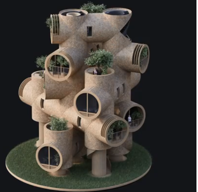 «Bert»: Δεντρόσπιτο εμπνευσμένο από κινούμενα σχέδια