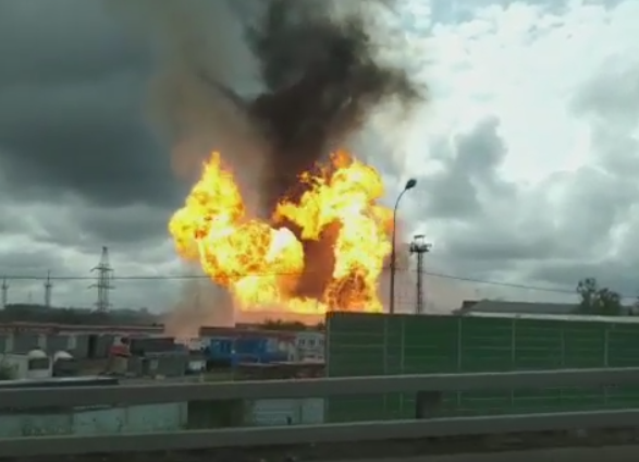 Πύρινη κόλαση σε θερμοηλεκτρικό σταθμό στη Μόσχα – 11 τραυματίες