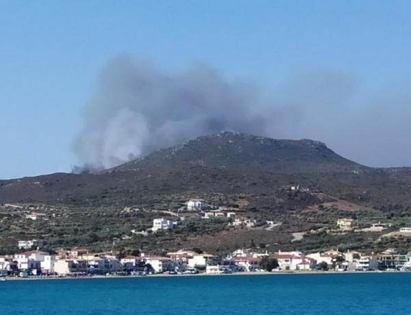 Μεγάλη φωτιά στην Ελαφόνησο – Εκκενώνεται κάμπινγκ