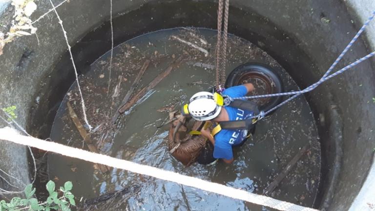 Πρέβεζα: Έσωσαν κατσικάκι που είχε πέσει σε πηγάδι