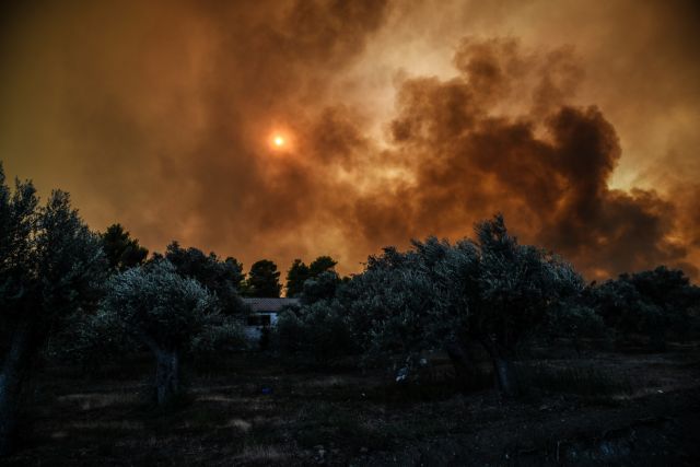 Εύβοια: Ορατά από το διάστημα τα σύννεφα καπνού από την πυρκαγιά
