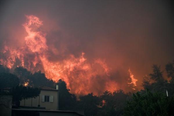 Πύρινη λαίλαπα στην Εύβοια: Χωριά παραδόθηκαν στις φλόγες, δύσκολο το έργο των εναέριων μέσων