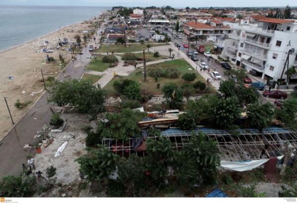 Στα 4,6 εκατ ευρώ οι ζημιές από τη φονική κακοκαιρία στη Χαλκιδική