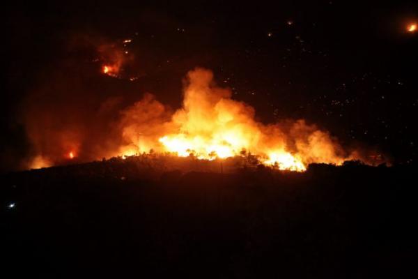 Δήμαρχος Διρφύων – Μεσσαπίων για φωτιά στην Εύβοια: Ξεκίνησε τη νύχτα σε σημείο εύκολα προσβάσιμο
