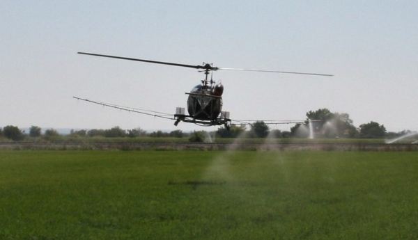 Αεροψεκασμοί για την καταπολέμηση των κουνουπιών σε περιοχές του κάμπου Θεσσαλονίκης