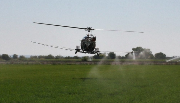 Αεροψεκασμοί για την καταπολέμηση των κουνουπιών σε περιοχές του κάμπου Θεσσαλονίκης