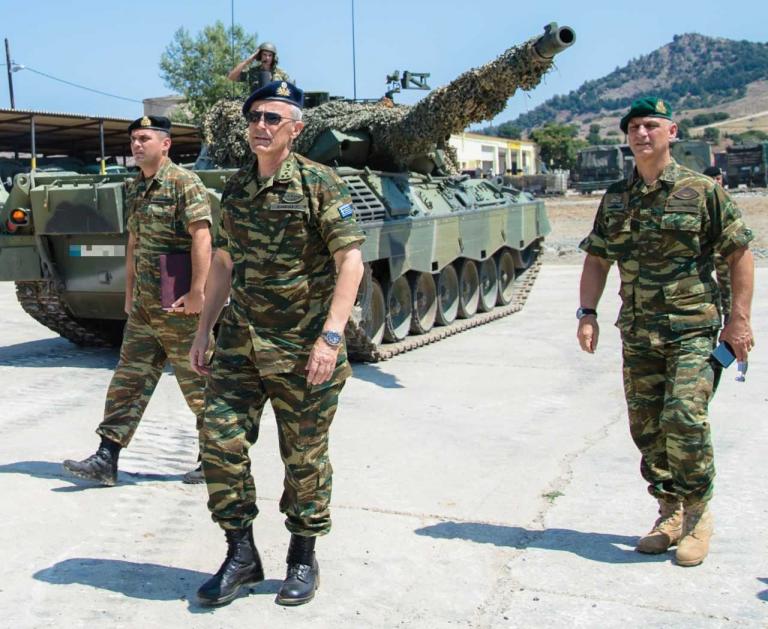 Ο αρχηγός ΓΕΣ κοντά στους ακρίτες του Έβρου και της Σαμοθράκης