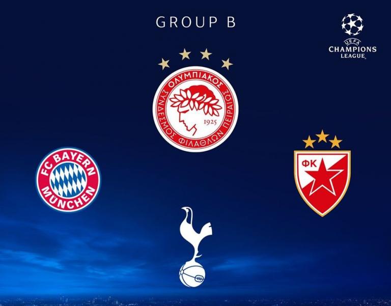 Μπάγερν, Τότεναμ και Ερυθρός Αστέρας στο δρόμο του Ολυμπιακού στο Champions League