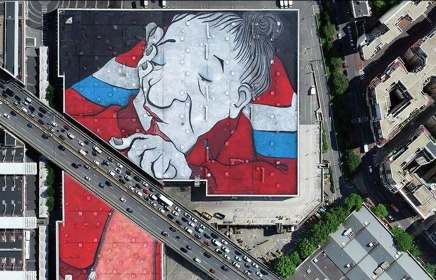 Το μεγαλύτερο street art στον κόσμο αφιερωμένο στην κλιματική αλλαγή