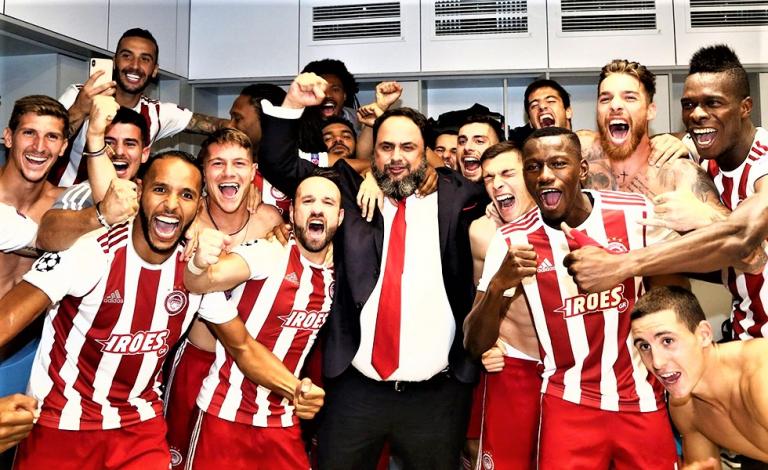 Ολυμπιακός : Η ομιλία του Βαγγέλη Μαρινάκη στο Κράσνονταρ (vid)