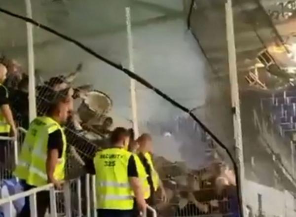 Σλόβαν – ΠΑΟΚ : Επεισόδια στη θύρα των οπαδών του Δικέφαλου