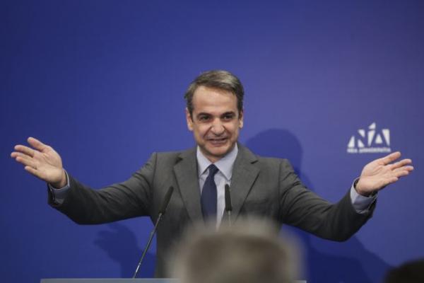 Στιγμές χαλάρωσης για τον Κυριάκο Μητσοτάκη