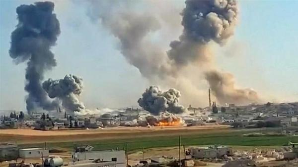 Βίντεο καταγράφει την κόλαση των βομβαρδισμών στη Συρία