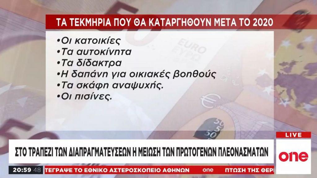 Στ. Πέτσας: Σταδιακή κατάργηση των τεκμηρίων