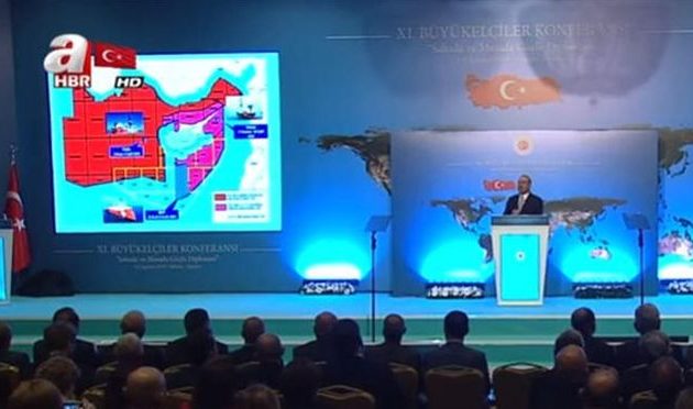 Ακραία πρόκληση Τσαβούσογλου: Παρουσίασε χάρτη με υφαλοκρηπίδα έως την Κρήτη