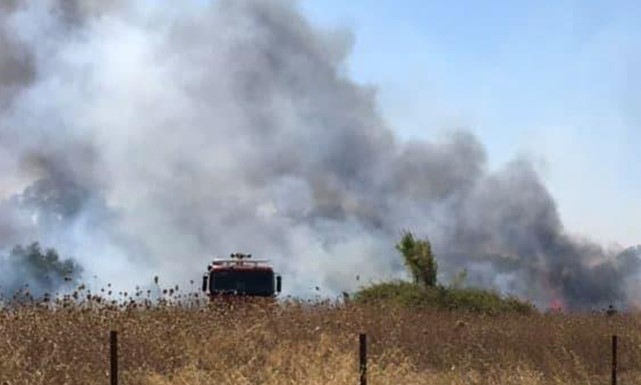 Πυρκαγιά στη Βάρδα Ηλείας σε κατοικημένη περιοχή – Μεγάλη κινητοποίηση λόγω ανέμων