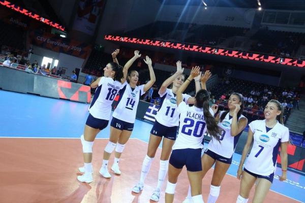 Καταιγιστική η Εθνική βόλεϊ γυναικών και πρώτη νίκη στο Ευρωπαϊκό