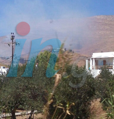 Συναγερμός στην Πυροσβεστική: Φωτιά στη Σύρο - Ισχυροί άνεμοι στην περιοχή