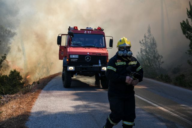 Φωτιά στη Θήβα: Υπό έλεγχο τα μέτωπα της πυρκαγιάς
