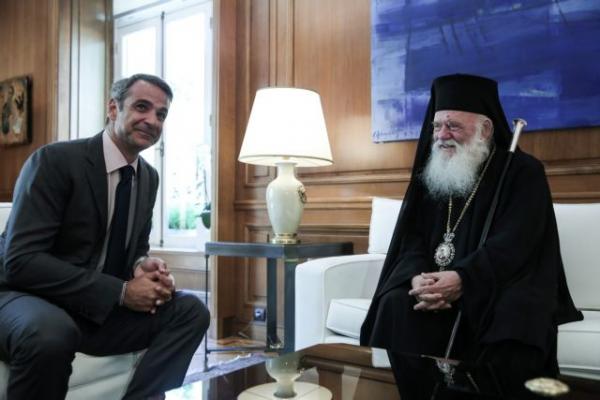 Σε εξαιρετικό κλίμα η συνάντηση Μητσοτάκη με Ιερώνυμο – Τι συζήτησαν
