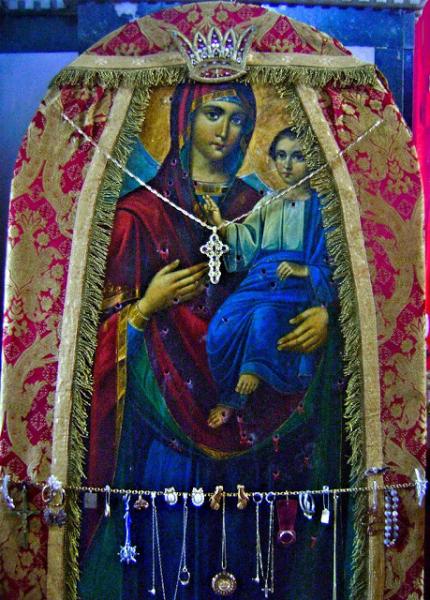 Θαυματουργή εικόνα της Παναγίας με 55 σφαίρες