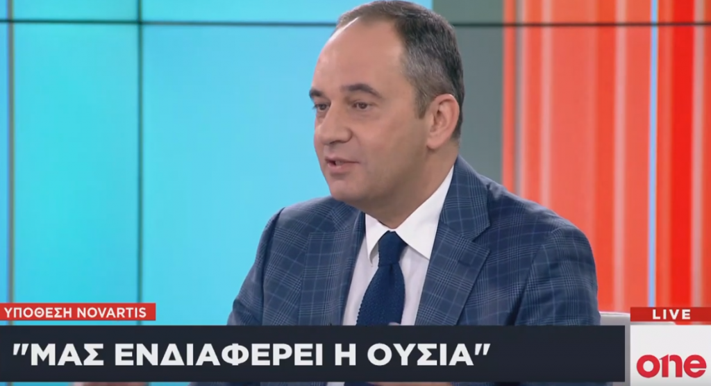 Γ. Πλακιωτάκης στο One Channel: Υπεύθυνη και θεσμική η στάση μας στην υπόθεση Novartis