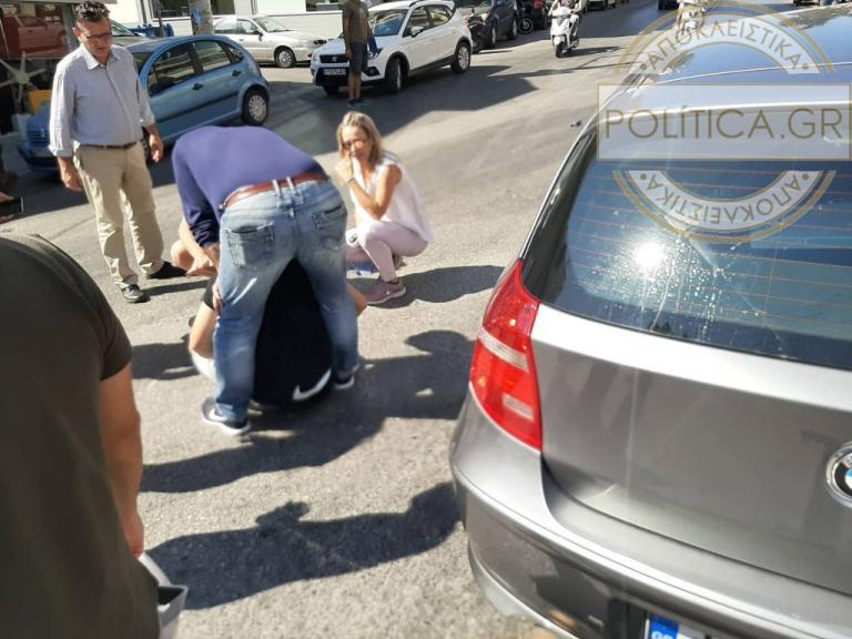 Τροχαίο με ελαφρύ τραυματισμό στο Ηράκλειο