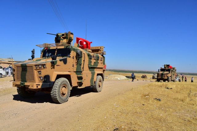 Για πρώτη φορά κοινή «περιπολία» Τουρκίας - ΗΠΑ στη Συρία
