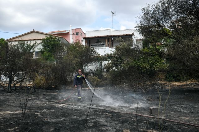 Καταστροφές σε σπίτια από την φωτιά στο Λαγονήσι [Εικόνες]
